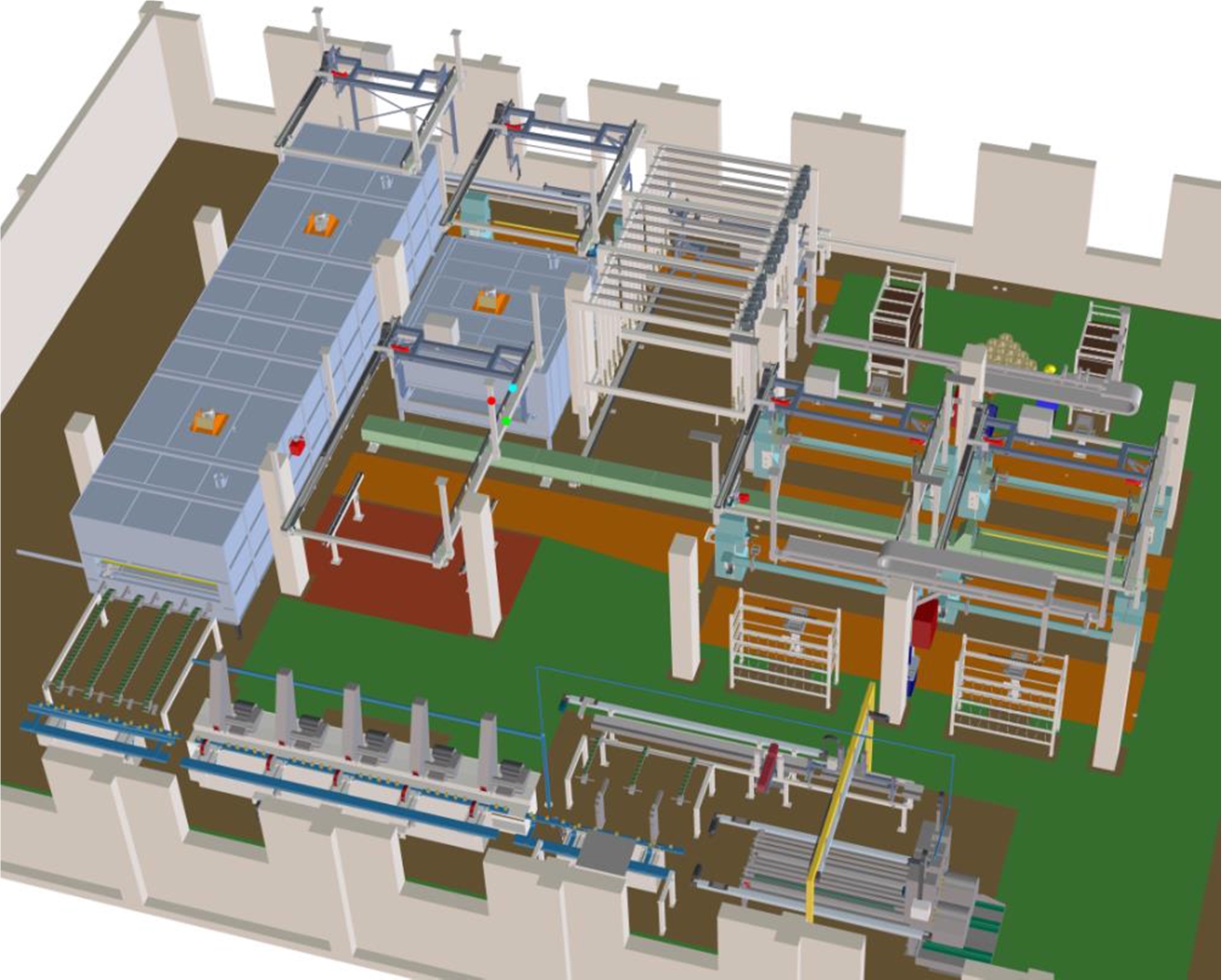 3D Grafik: High-Volume deva.tex® Anlage
